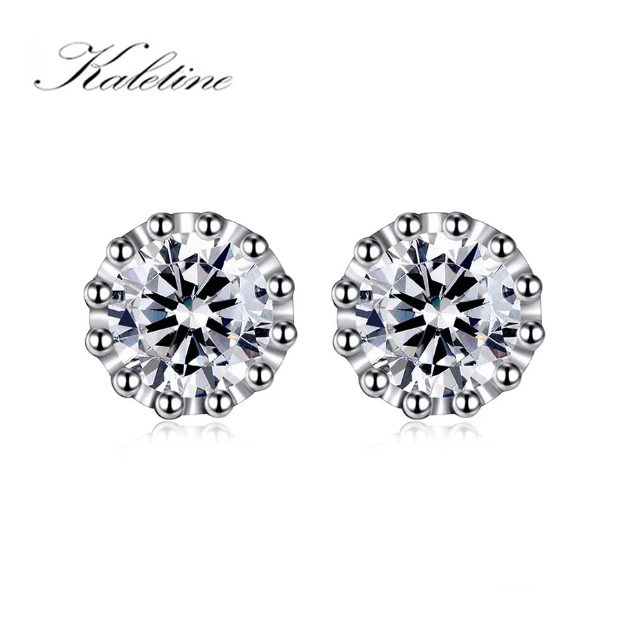 

Женские серьги-гвоздики из серебра 925 пробы