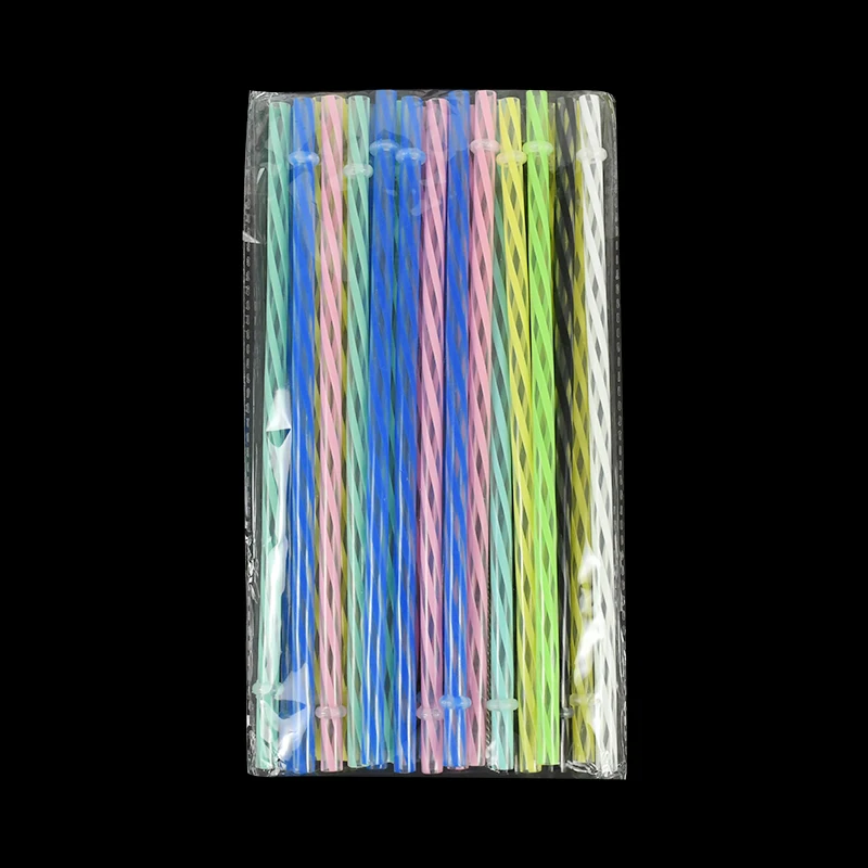 25 шт. разноцветные спиральные полосы жесткая полипропиленовая пластиковая