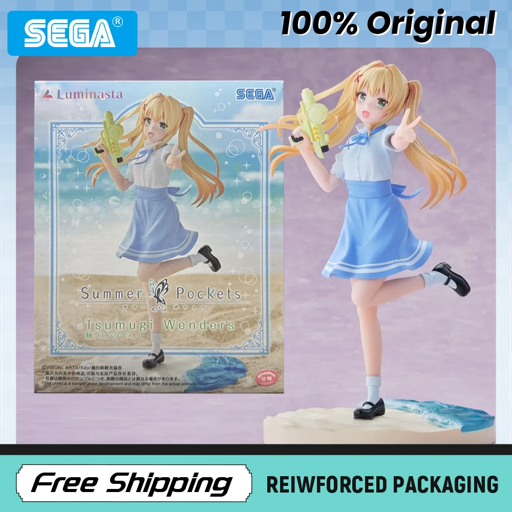 Фото В наличии SEGA Luminasta летние карманы Tsumugi Wenders аниме фигурка модель оригинальные игрушки орнамент подарки коллекционирование №1