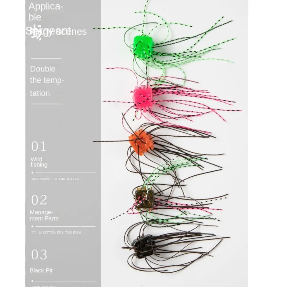 5 шт. 2024 кости для рыбной ловли мягкая приманка резиновая силиконовая в виде червя