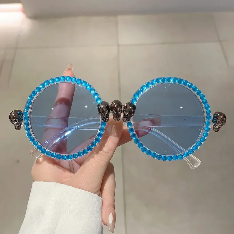 Круглые Солнцезащитные очки ручной работы женские модные забавные ретро