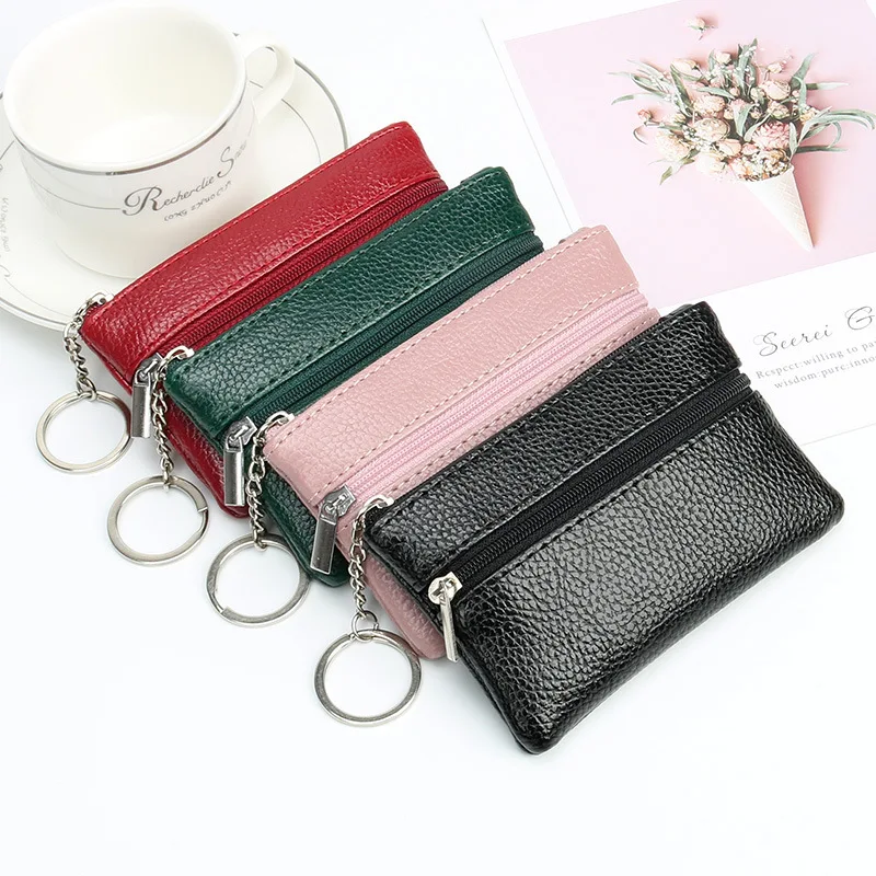 

Korean Version of The Wallet Mini Fashion Coin Purse Female Thin Short Small Clutch Bag Female Key Bag Card Bag Coin Bag