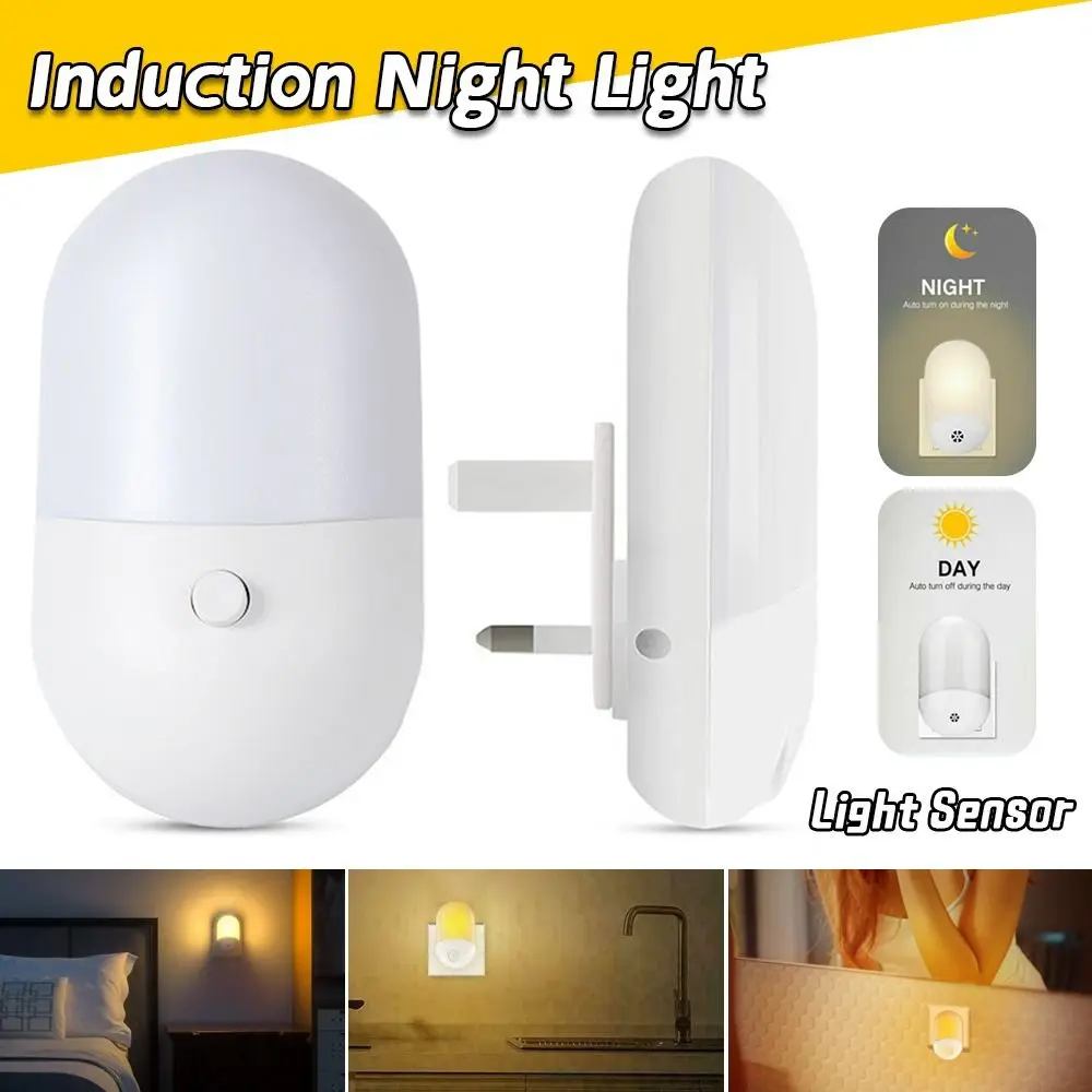 

Bedroom Light Eye Protection Hallway Socket Lamp Plug In Energy Saving Kids Light Led Night Light Pir Motion Sensor