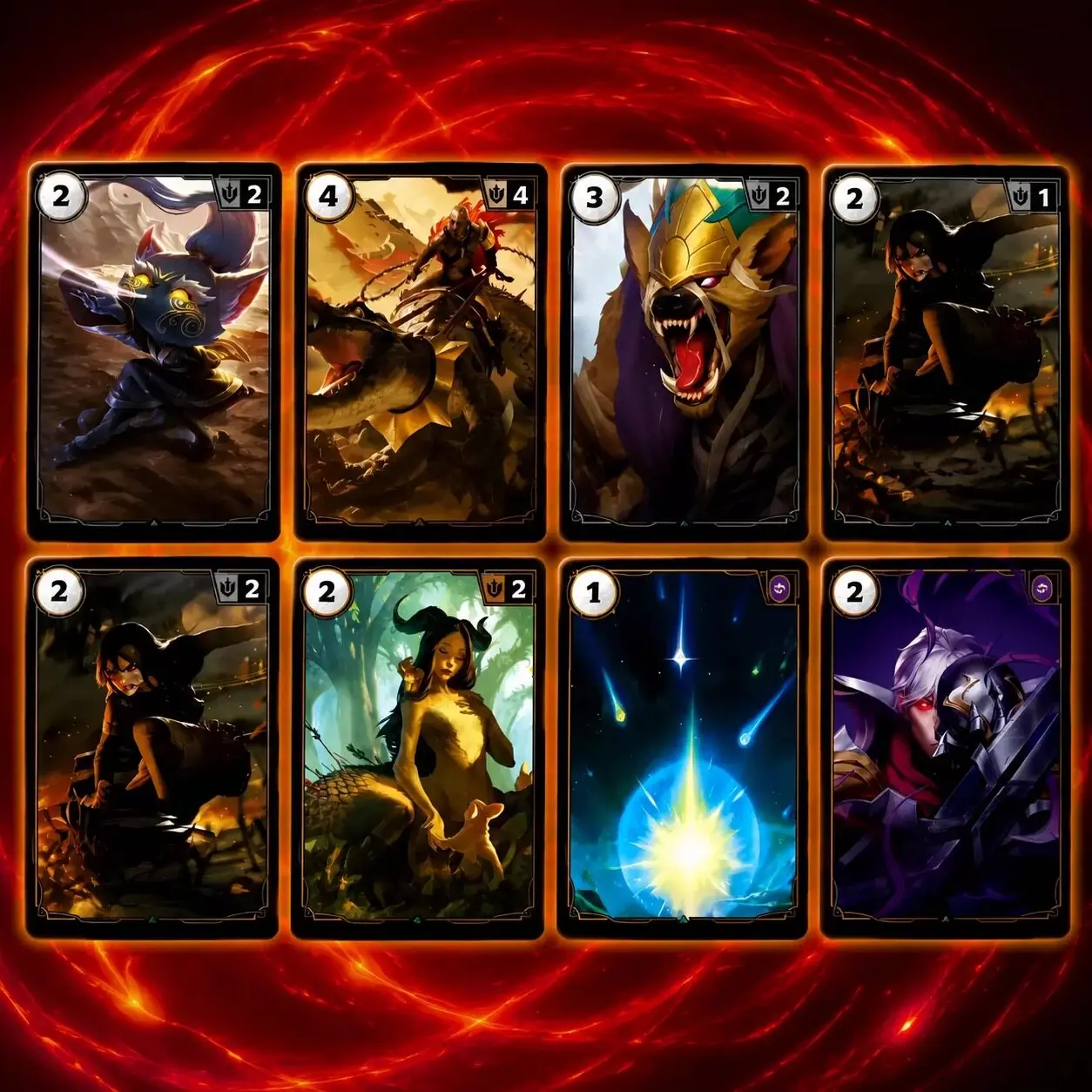 В наличии Оригинальные коллекционные карточки LeagueOfLegends Riftbound VOL.4. Карточки с изображением Бога Войны. Подарок для фанатов League of Legends. (art.: 3920dd175a7bb) - 3920dd175a7bb