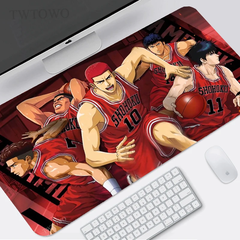 

Anime Slam Dunk Mouse Pad Gaming XL Custom Computer Mousepad XXL Mouse Mat Office Anti Slip Soft Computer Desktop Mouse Pad