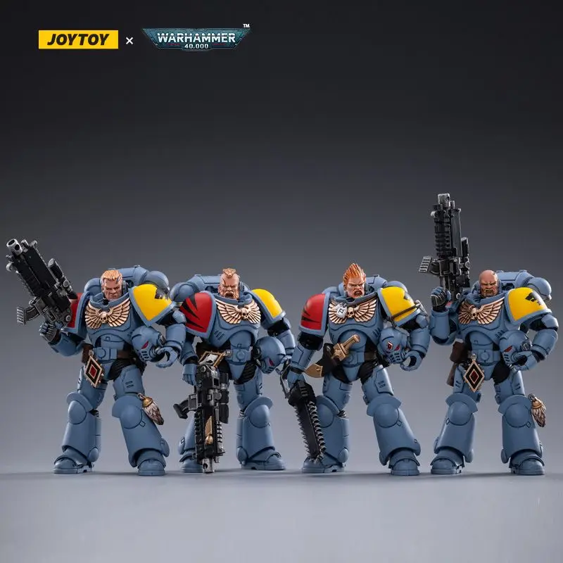 JOYTOY JT 2054 Warhammer 40k 1: 18 боевой молоток Космические Волки Боевой набор охотников