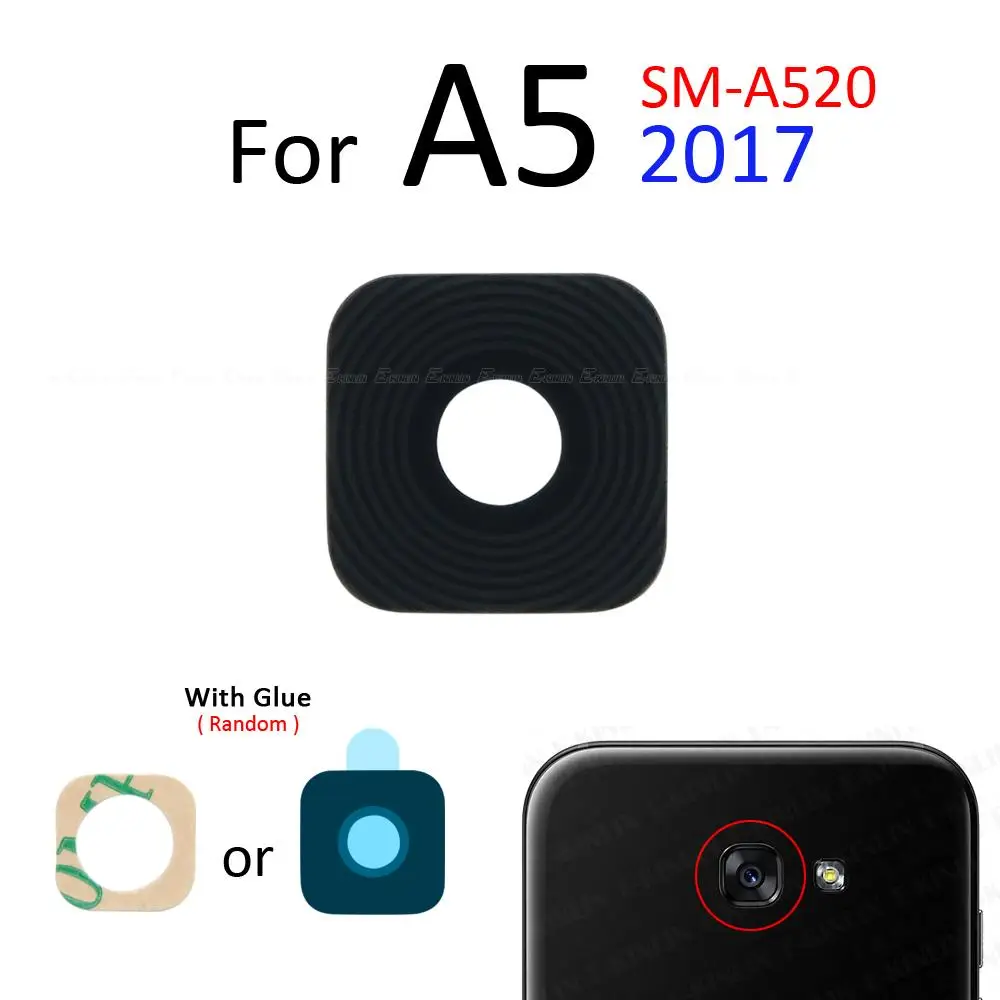 2 шт./лот запасные части для стекла объектива задней камеры с клейкими наклейками