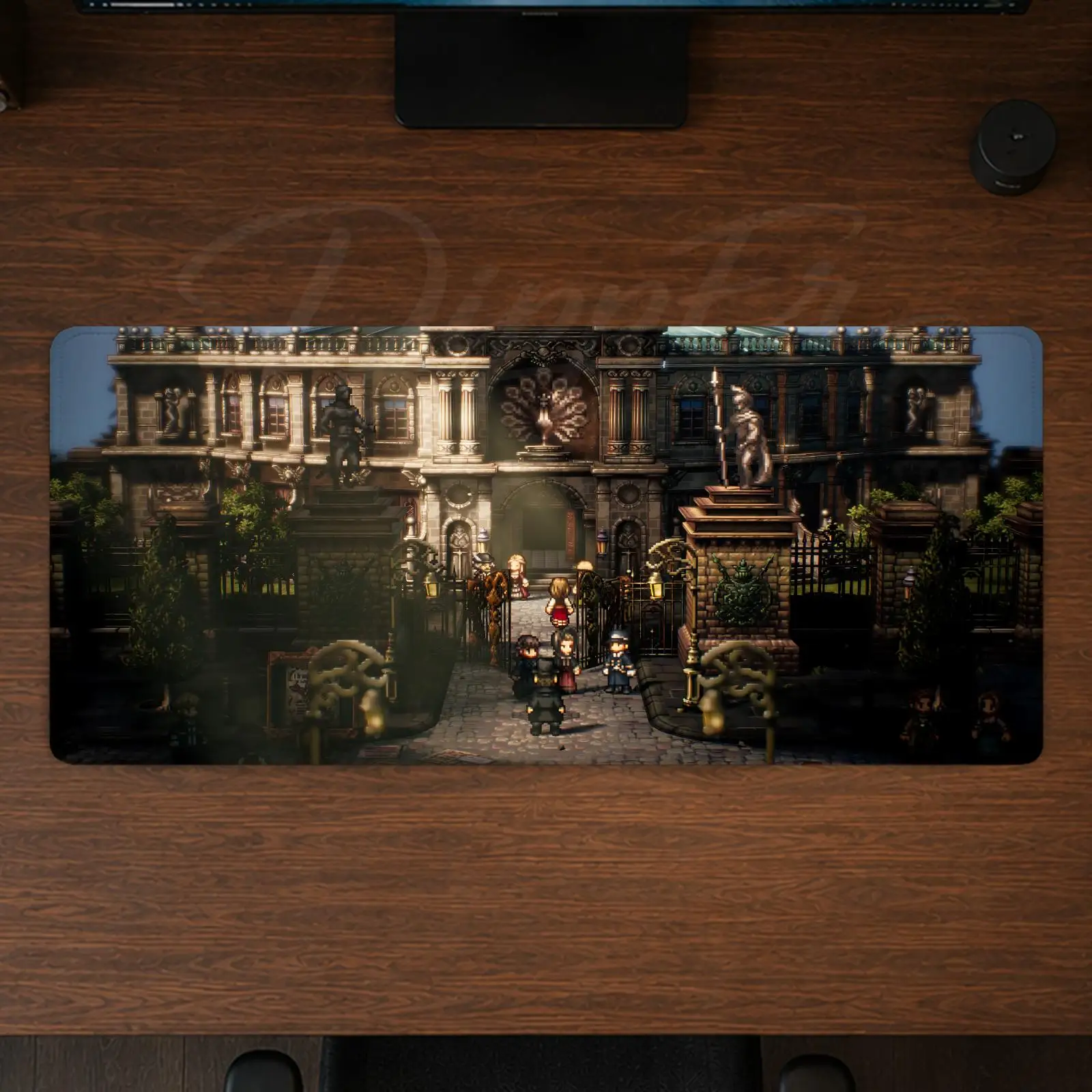 Фото Коврик для мыши A-Octopath Traveler Ii, большой офисный коврик для стола, игровой коврик для мыши, резиновая подошва, нескользящая подушка, 900X400 №3