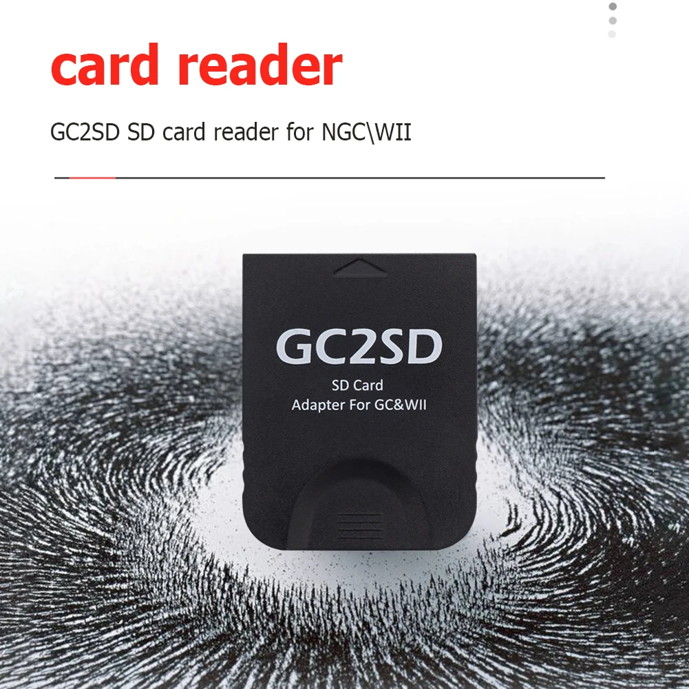 GC2SD SD Games Memory Card Micro Adapter for Nintendo GameCube & Wii Console Accessories Reader on - Адаптер для микрокарты памяти SD для игр GC2SD для консолей Nintendo GameCube и Wii.