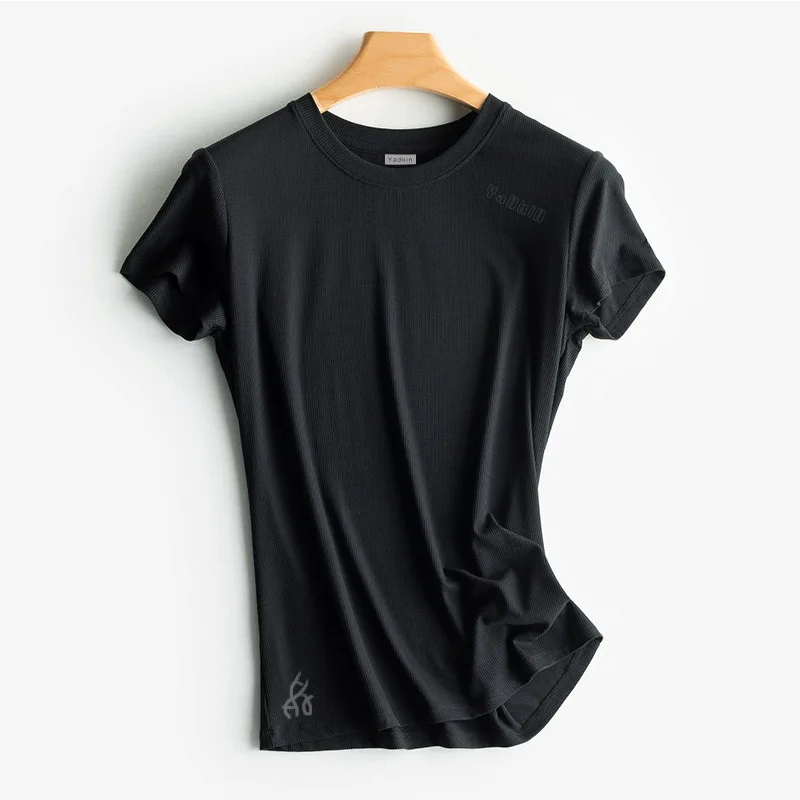 

Классическая Летняя Высококачественная Повседневная дышащая женская мягкая футболка с коротким рукавом