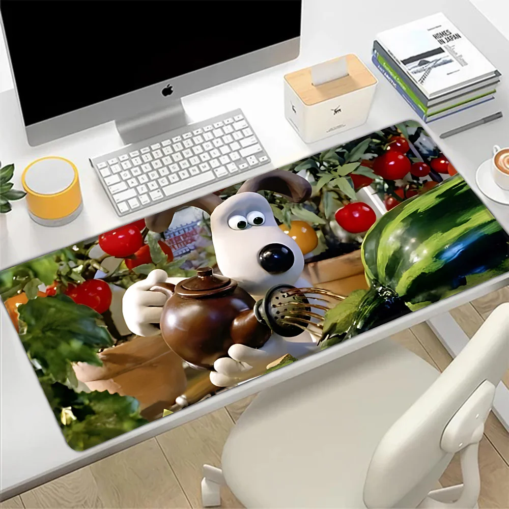 W-Wallace&ampGromits Коврик для мыши HD Печать Компьютерные геймеры Запирающийся край