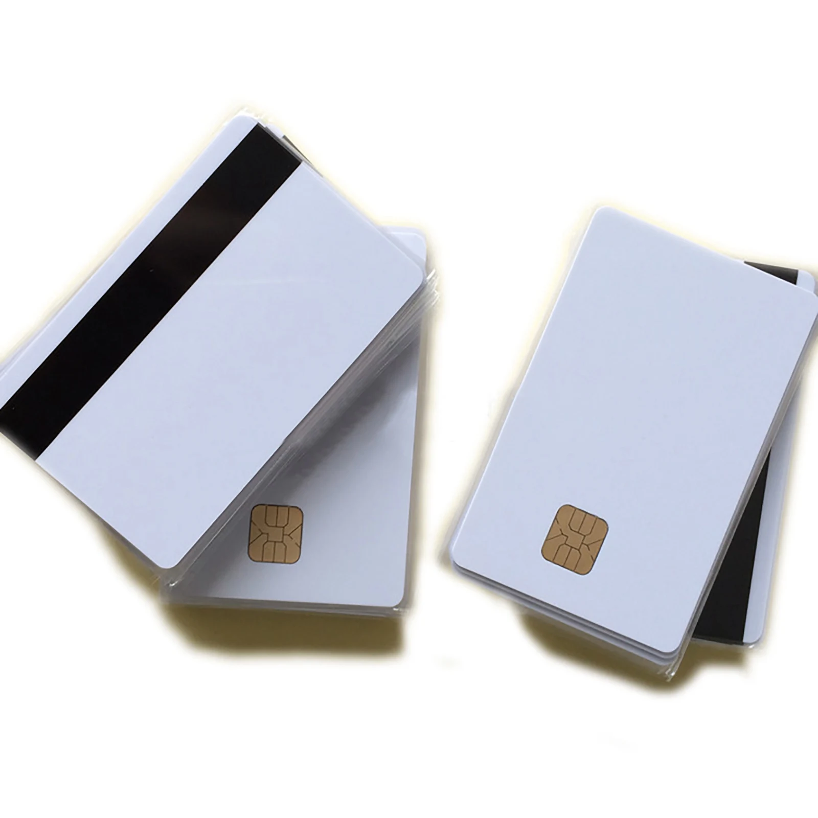 

10 Pcs 20Pcs Blank Smart IC Card With Sle4428 Chip Magnetic Strip Hico 3 Track Therma PVC Cards Contact IC Card Safety