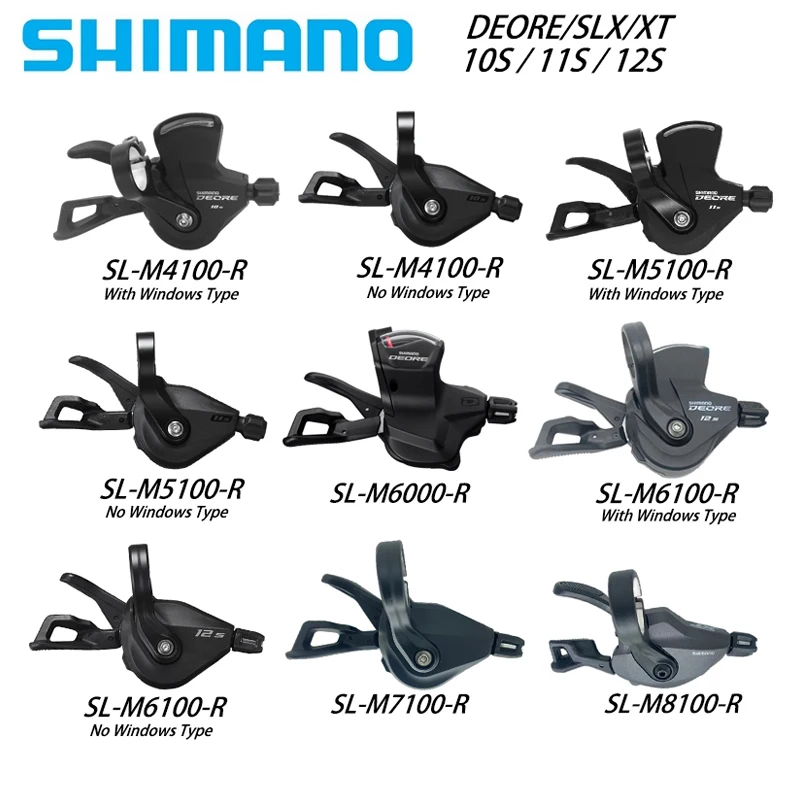 

SHIMANO DEORE Bicycle Switch XT SLX SL M4100 M5100 M6000 M6100 M7100 M8100 Shifter Lever Right 10 11 12 Speed Mountain Bike MTB