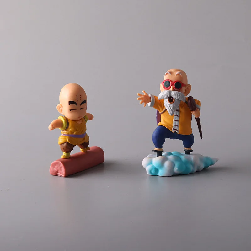 7 шт./компл. Dragon Ball Son Goku Bulma Kame Sennin Tao Pai Фигурка Сальтовые облака ПВХ Экшн-модель