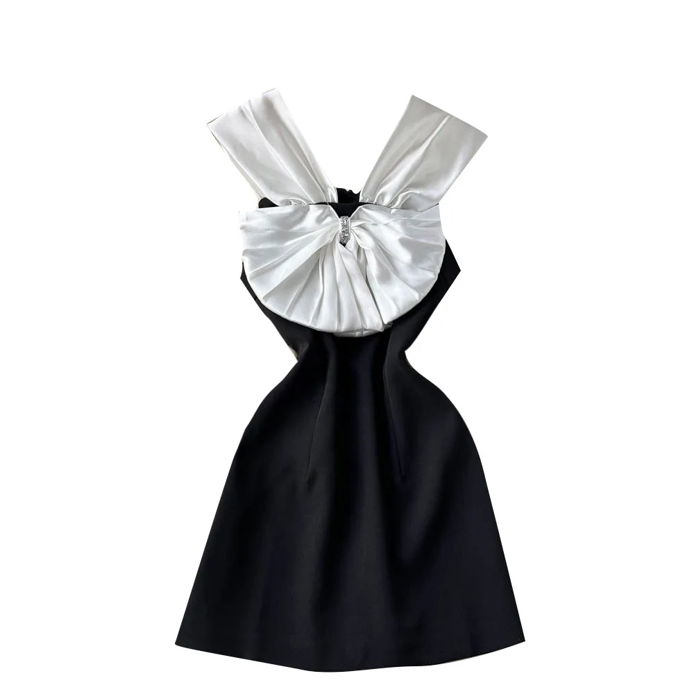 

2022 spring new fashion suspender skirt inner dress white