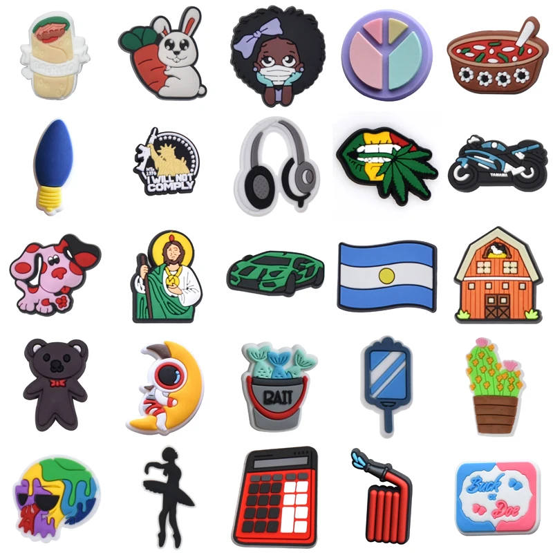 

Kids Decorations for Crocs Packs Set Jeans Para Pins Shoe Charms Women Charm Gifts Men Wholesale Bulk Shoes Accessories Boy Girl