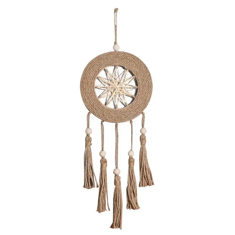 

Bohemian Dream Catcher Woven Tassel Bohemian Dream Catchers Handmade Circle Design Dream Catcher For Wall Hanging Home