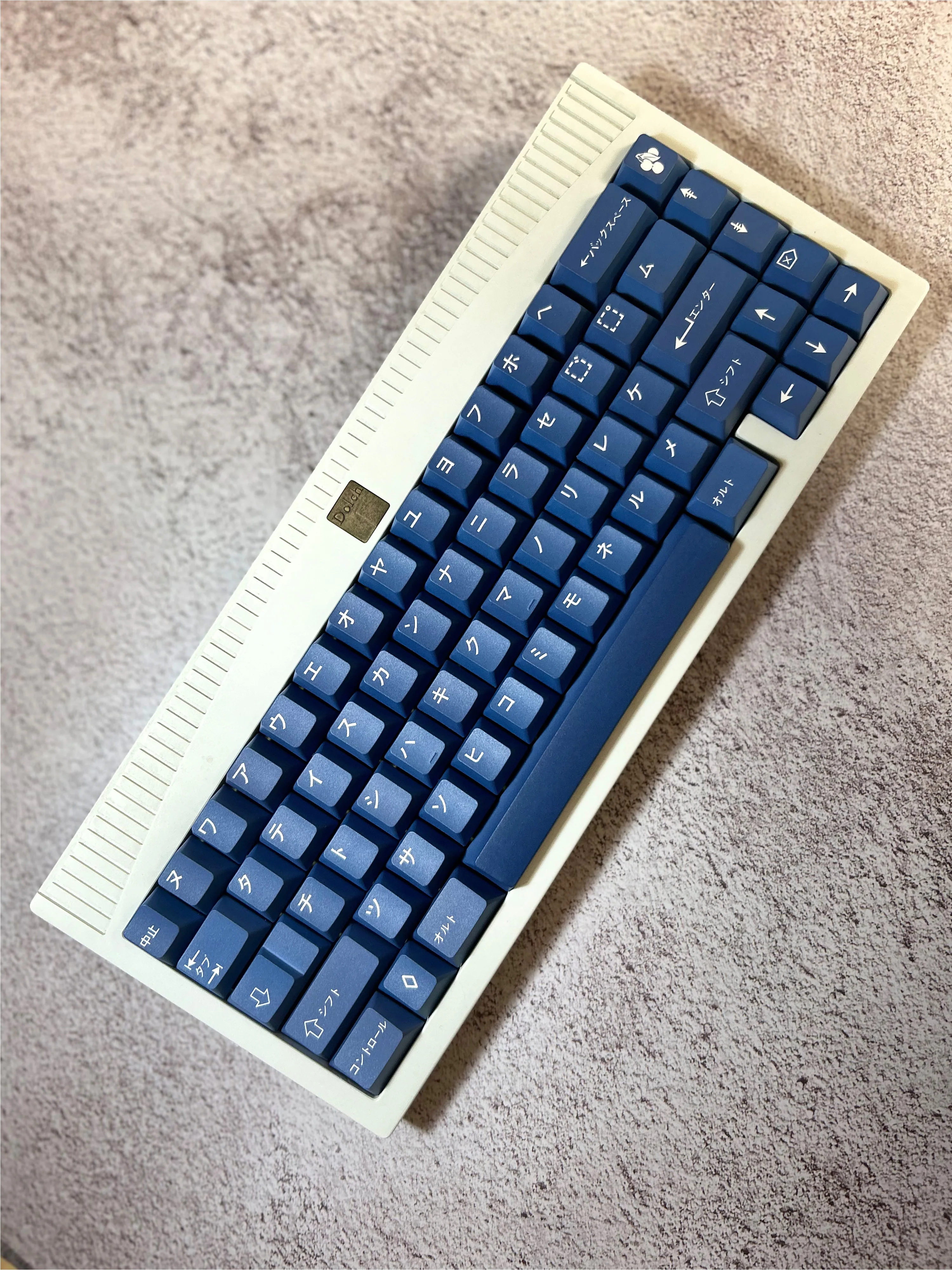Колпачки для клавиш PBT GMK Masterpiece Cherry Profile Сине-белый колпачок для клавиш с сублимационной краской для клавиатуры Cherry MX Switch Разделенный пробел (art.: 3920cc7c33332) - 3920cc7c33332