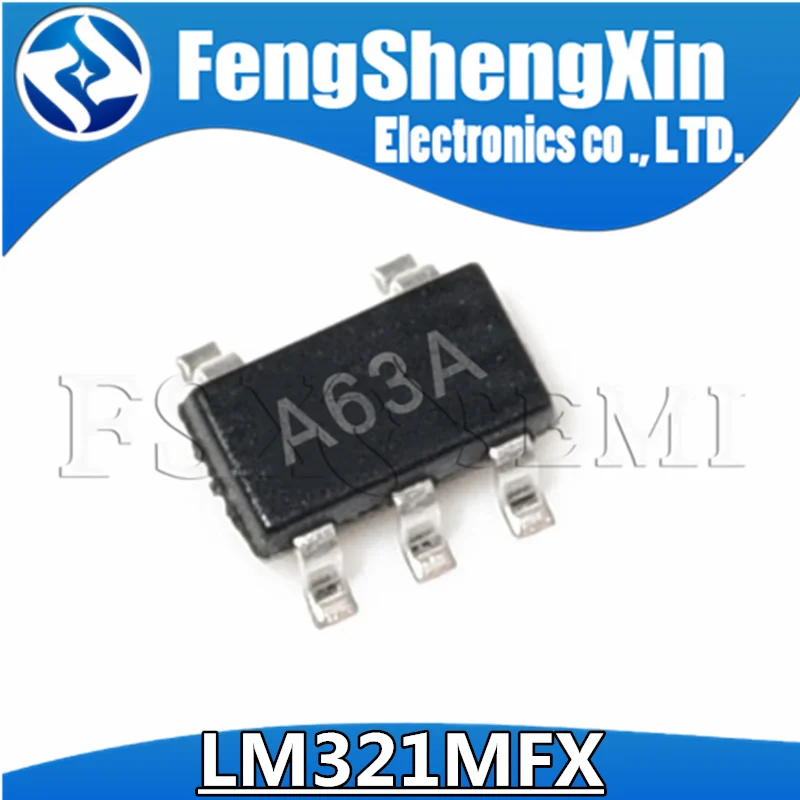 

(20~50~100)pcs/lot LM321 LM321MFX A63A SOT-23 Low Power Single Op Amp