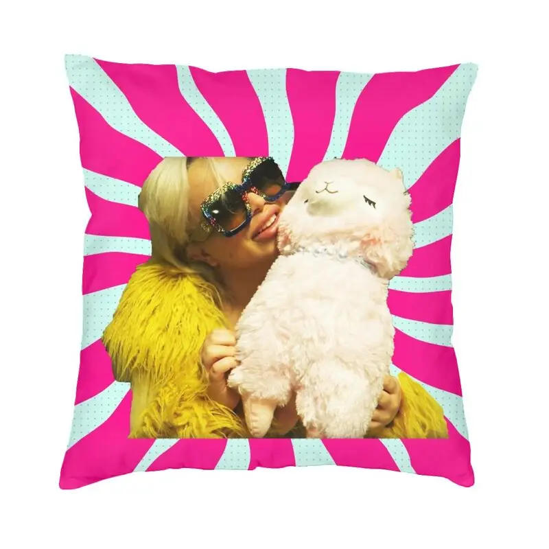 

Trisha Paytas Альпака плач мем диван наволочка для подушки гостиная Поп Рок YouTuber певец квадратная наволочка Подушка домашний декор