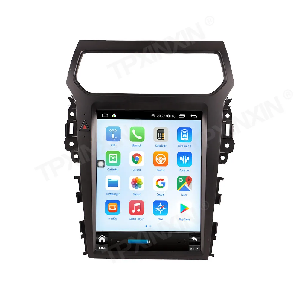 12 1-дюймовый сенсорный экран Android 13 CarPlay HD для Ford Explorer 2014-2019 автомобильный