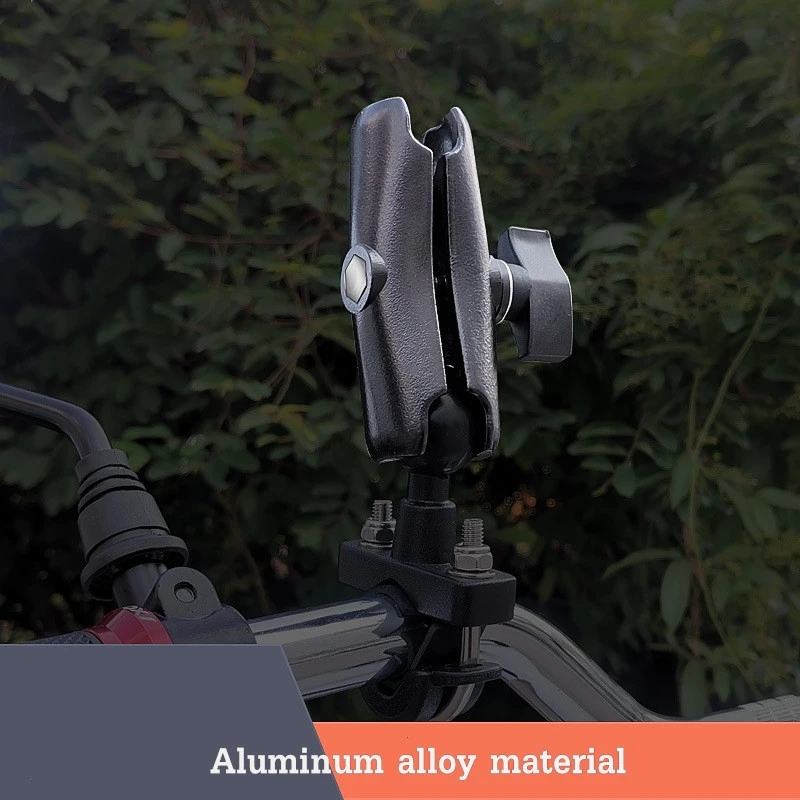 

95mm Short Long Double Socket Motorcycle Bicycle Smartphone Holder for 1 Inch Ball Bases for Gopro Camera Extension Arm