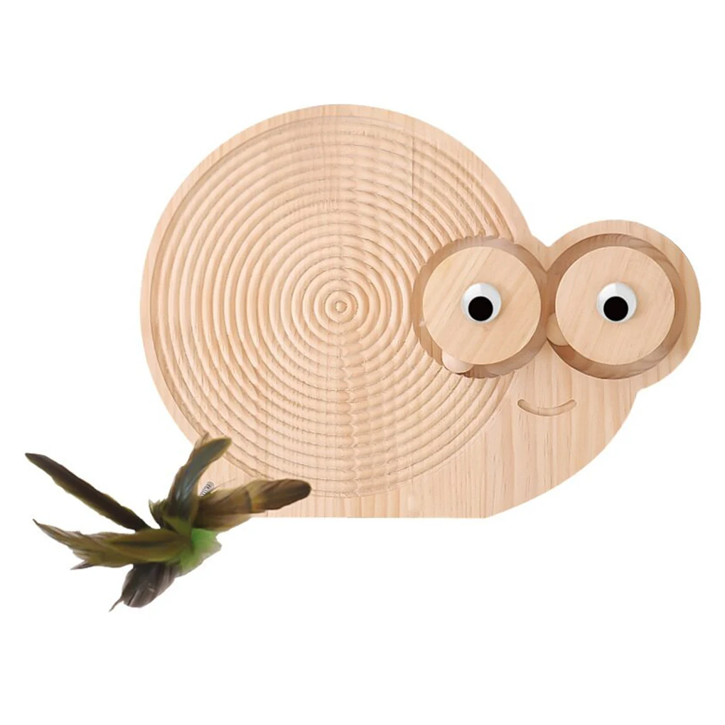 

Cat Scratching Board Cats Supplies Pet Toy Snail-shaped Boards Interactive Corrugated Sweet Gift Grinding Plate