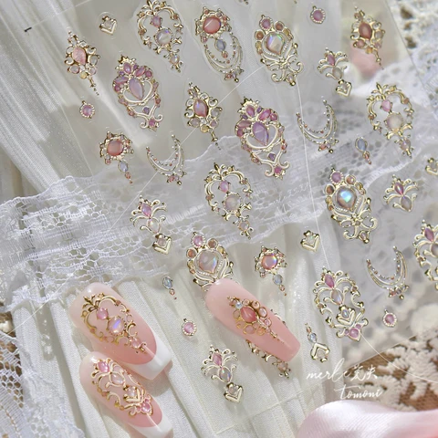 5D наклейки для ногтей tomoni nailart