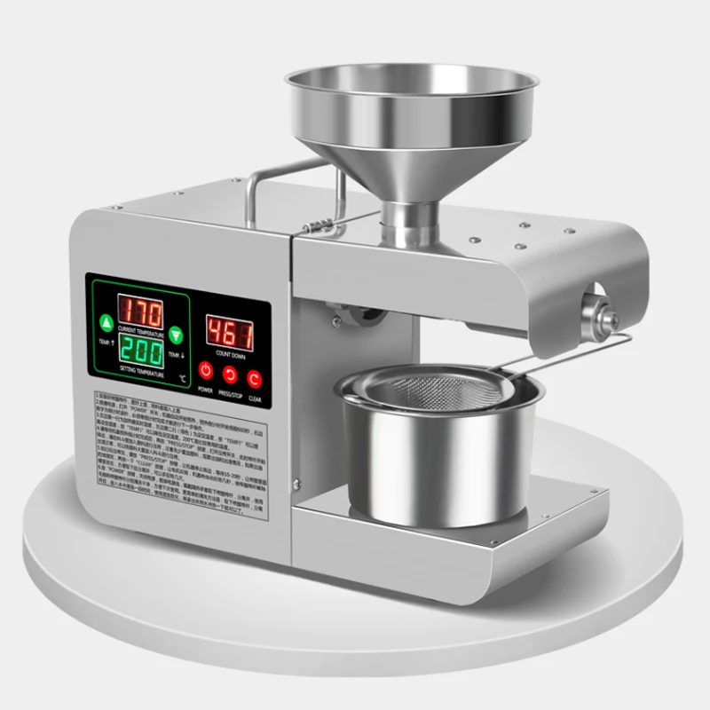 Масляный Пресс из нержавеющей стали арахис кунжут 820 Вт |