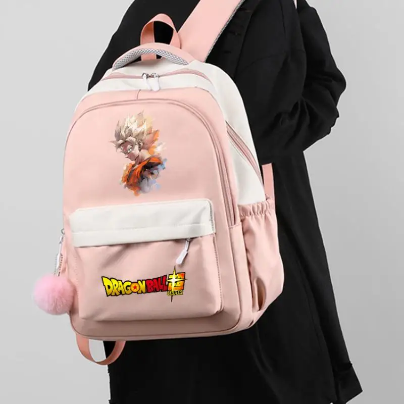 Рюкзак с аниме Драконий жемчуг для девочек и мальчиков школьный ранец учеников