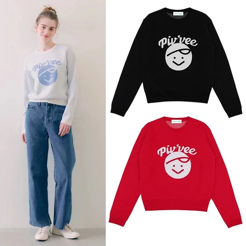 Бренд 24F/W высококачественный женский пуловер с длинными рукавами свитер