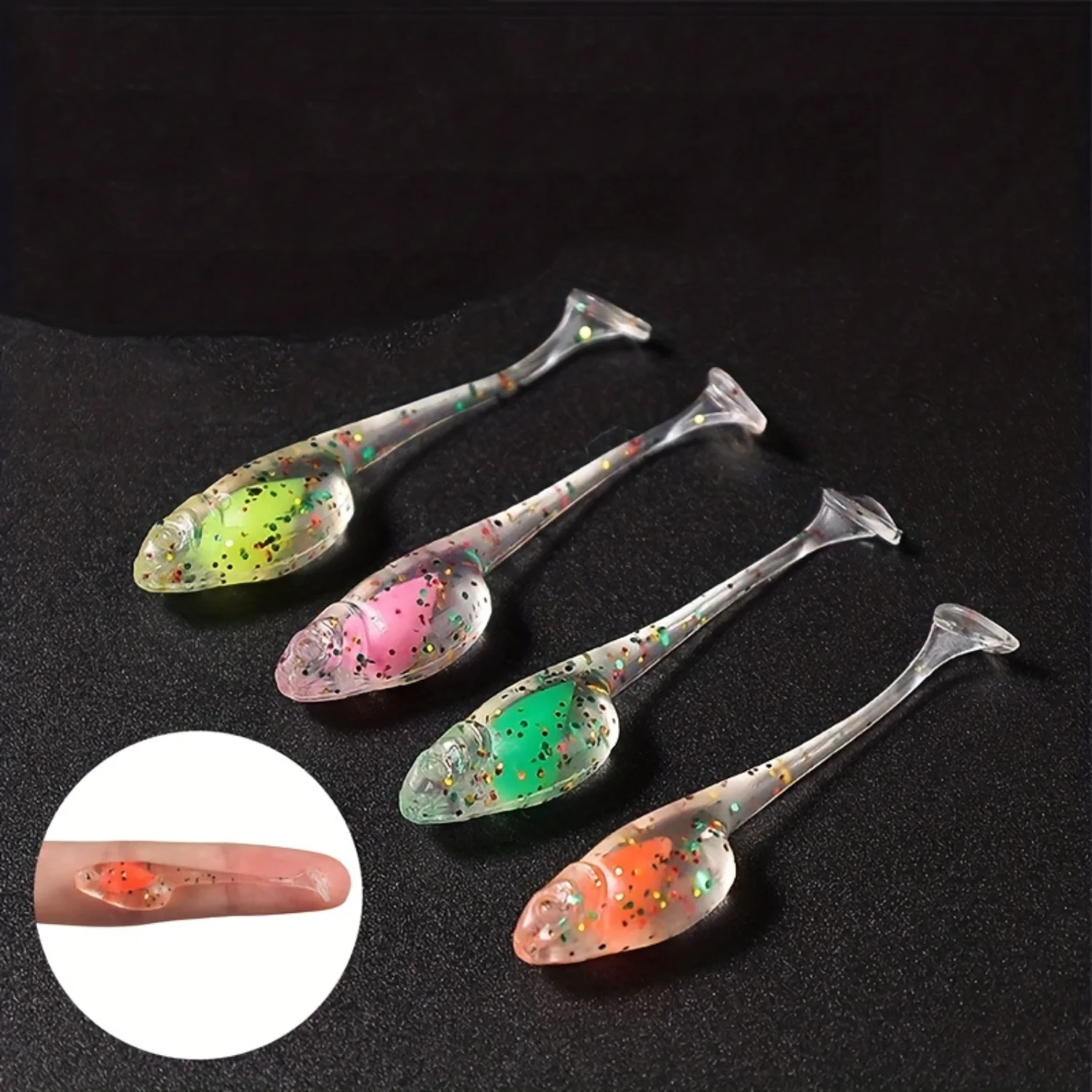 37 шт. Набор мини-рыболовных приманок премиум-класса — Яркие воблеры с Т-образным