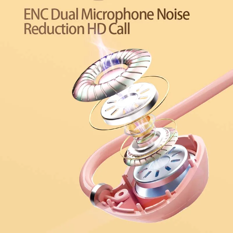 Беспроводные наушники Bluetooth Air Bone Conduction с водонепроницаемым спортивным микрофоном для тренировок, бега и вождения.