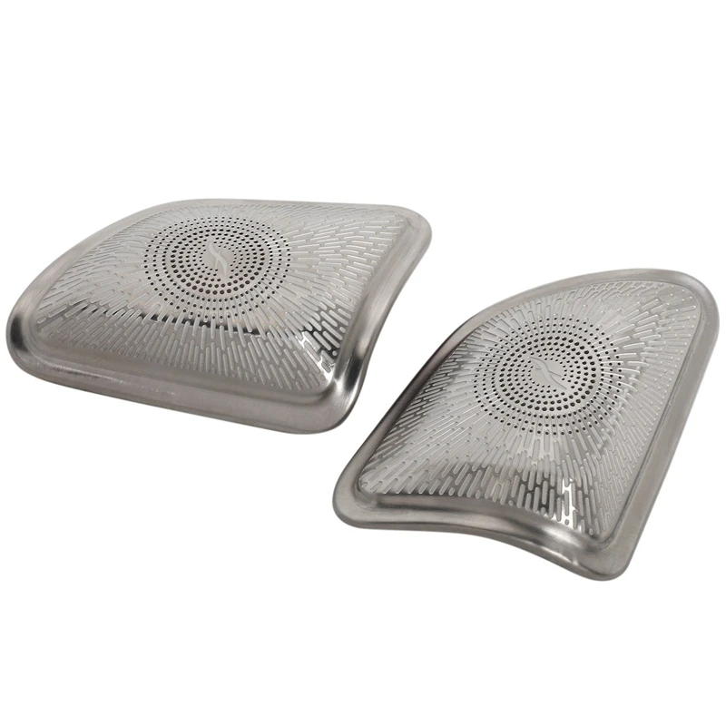 

2X Car Aluminum Alloy Speaker Tweeters Cover Trim Accessories For Mercedes-Benz GLE GLS Class W167 X167 2020