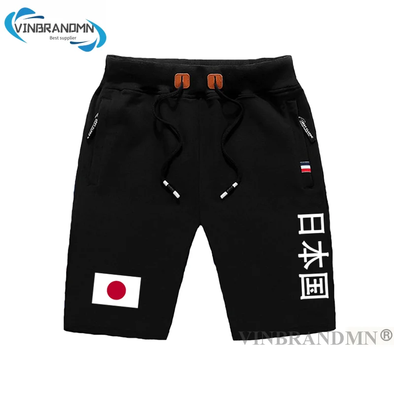 

Японские новые мужские спортивные шорты Nippon, тренировочные шорты с флагом и карманом на молнии для тренировок и бодибилдинга JPN Japanese Country JP