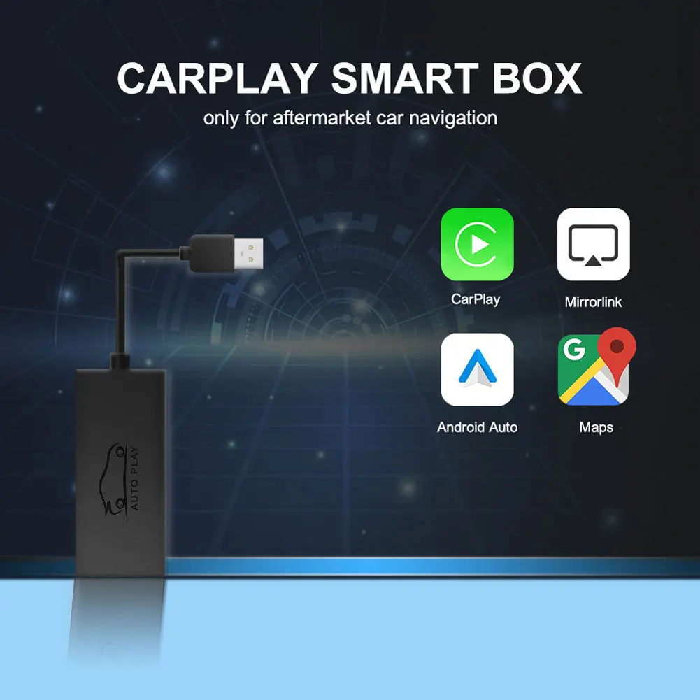 

Car USB Wireless CarPlay Dongle Wired Android Auto AI Box Mirrorlink Car Multimedia Player Bluetooth Auto Connect