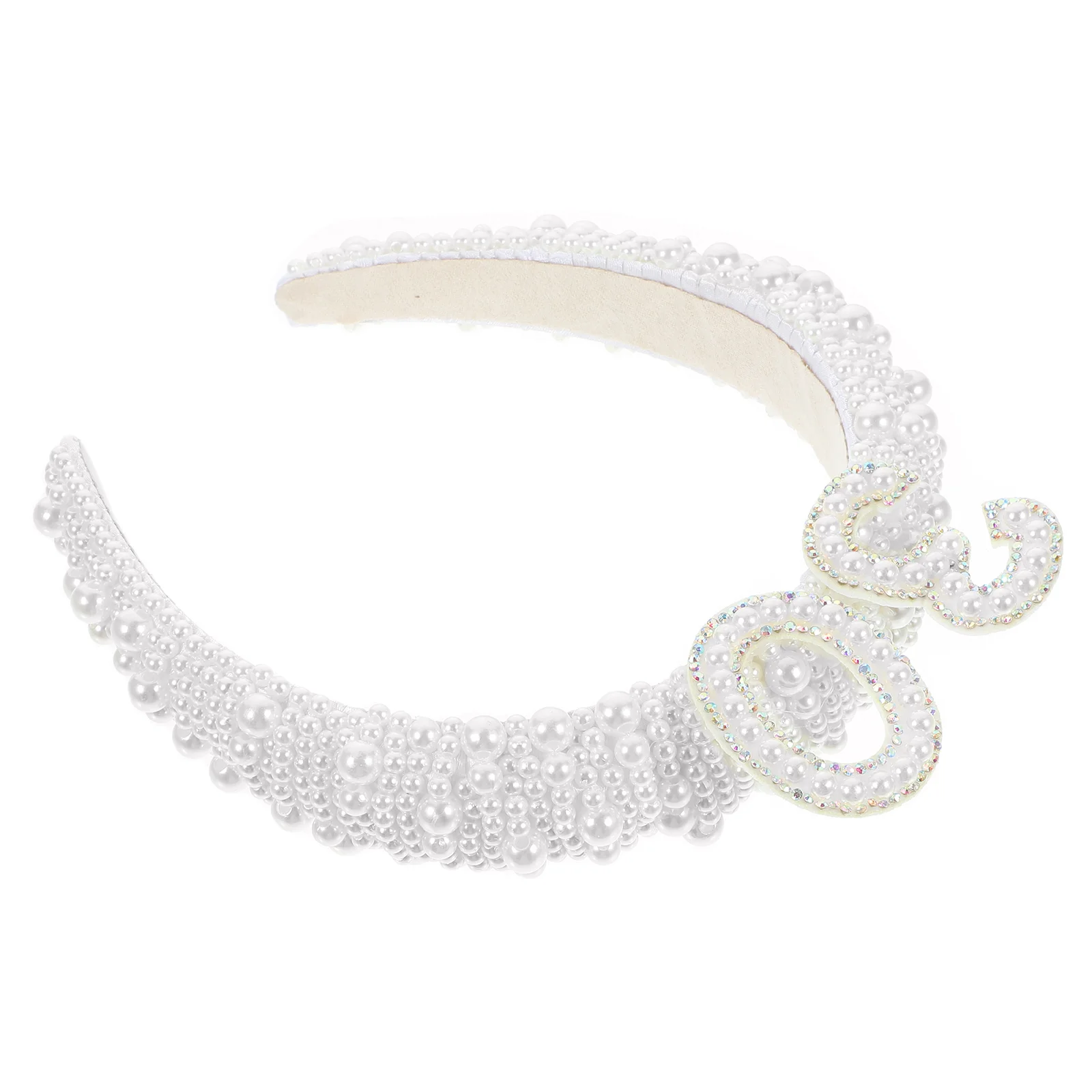 

Birthday Headband Decorative Headwear Photo Booth Pearls Hair Hoops Party Imitation Headbands For Women