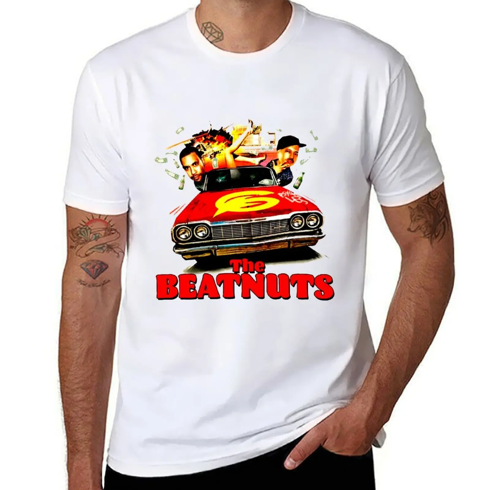 Фото Футболка Beatnuts, мужская футболка с рисунком, мужские футболки с рисунком, футболка №1