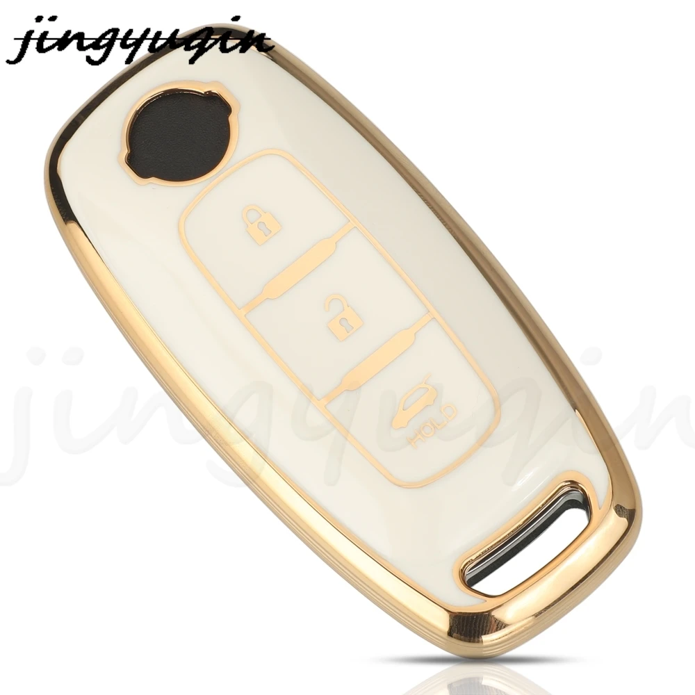 Фото Чехол для автомобильного ключа JYQ из ТПУ для Nissan X-trail T33 Kicks Qashqai J12 Juke Teana Altima Ariya 2023 2024, защитный чехол, аксессуары №4