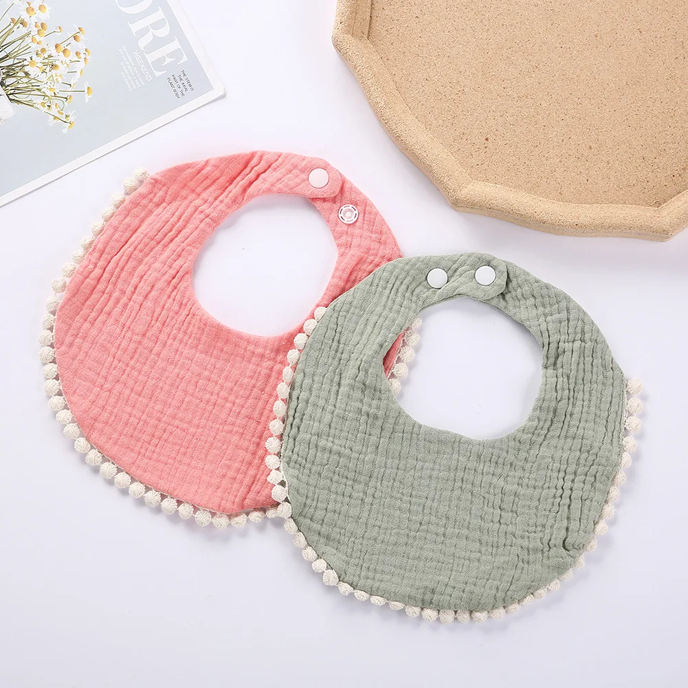 Пелёнки для младенцев Pom Baby Bibs Stuff из муслина, регулируемые кнопками, в виде банданы для мальчиков и девочек, для кормления и салфетки от слюны и отрыжки.