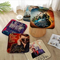 good omens square dining chair cushion circular decoration seat for office desk chair mat pad