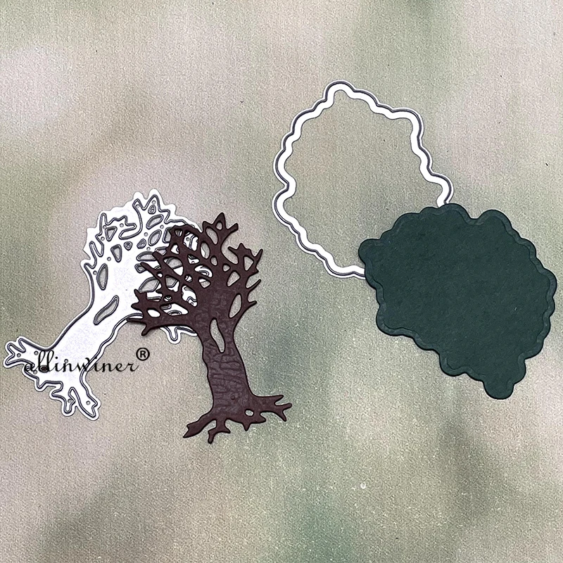 

Металлические трафареты для украшения дерева, трафареты для скрапбукинга, декоративное тиснение, ручная работа, шаблон для высечки