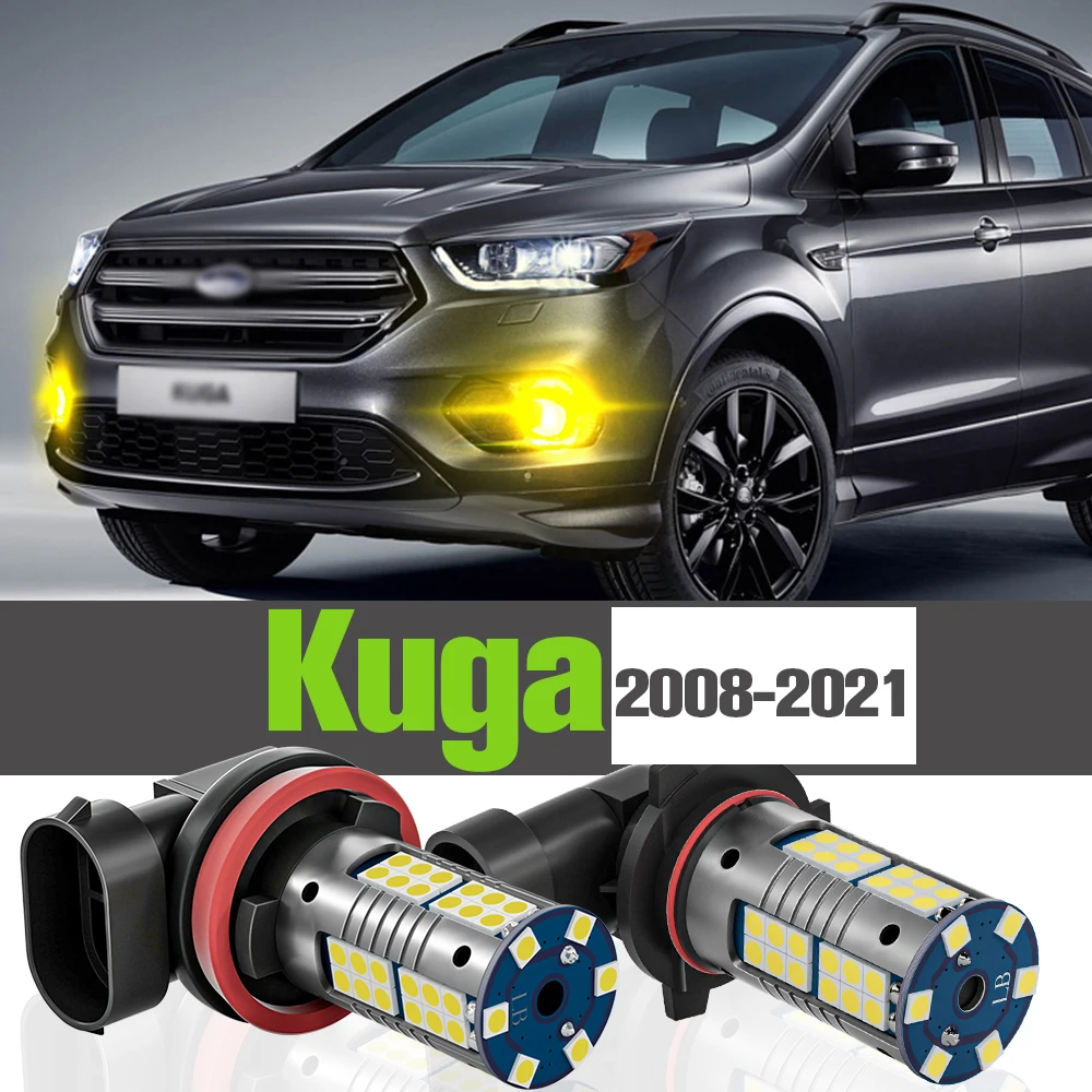 

2x LED Fog Light Accessories Lamp For Ford Kuga 1 2 3 2008-2021 2009 2010 2011 2012 2013 2014 2015 2016 2017 2018 2019 2020