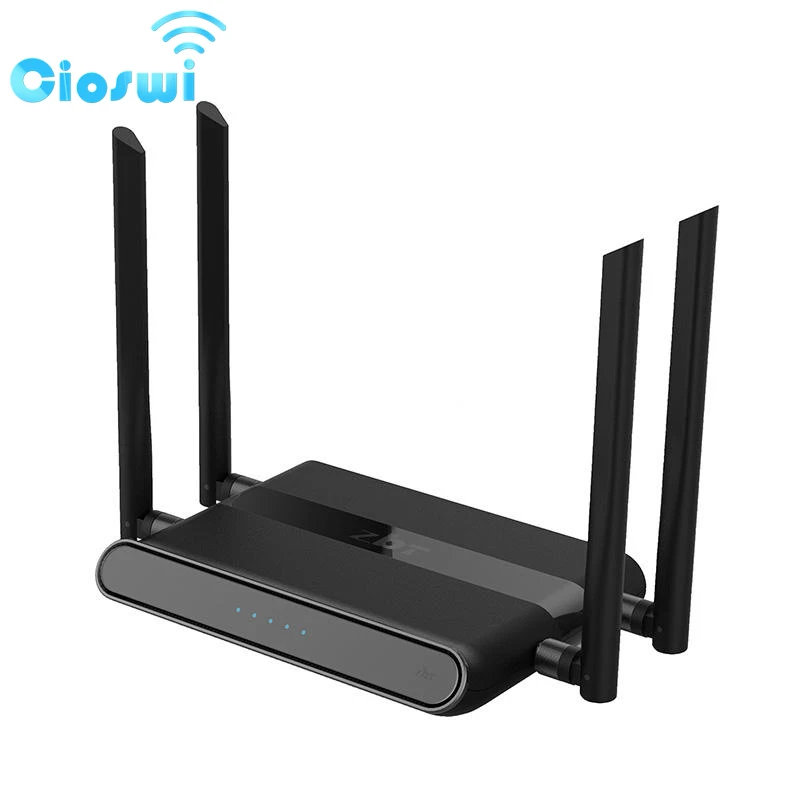 Cioswi Dual Band Router 1200Mbps Wifi Extender Internet 5Ghz Smart Ap Repeater Long Range With SD Card USB 4*LAN Wi-Fi 802.11ac