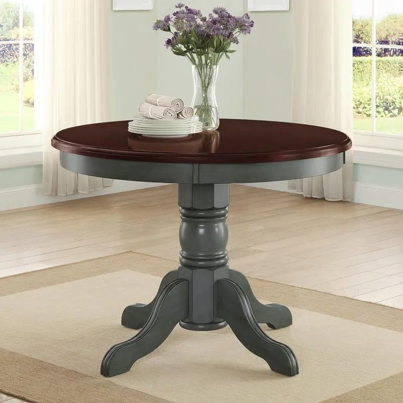 

Gardens Place Dining Table, Blue & Mocha
