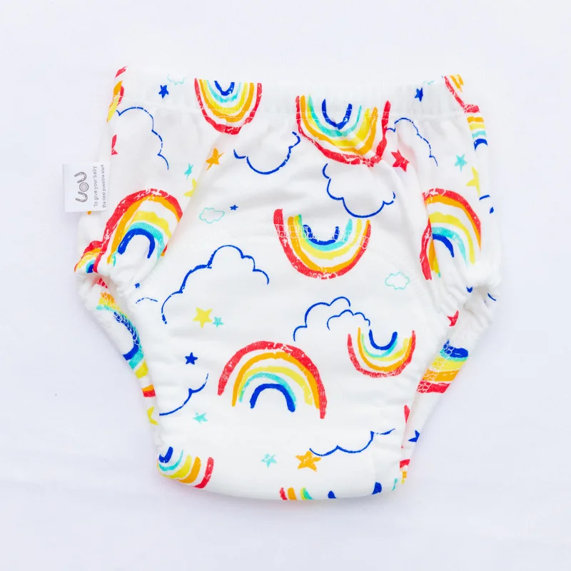 Подгузники-трусики для младенцев, моющиеся, мальчиков и девочек, многоразовые подгузники для пеленания младенцев.