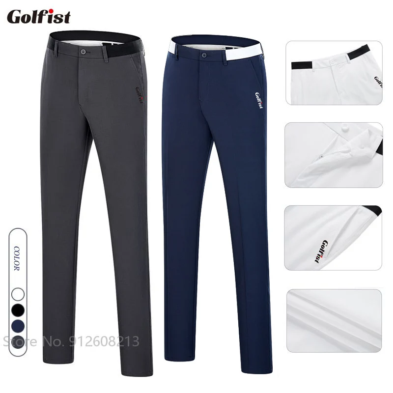 

Golfist Golf Fast Dry Straight Pants Men New Sports Golf Trousers Man Outdoor Leisure Training Sweatpant Male Breathable Bottoms