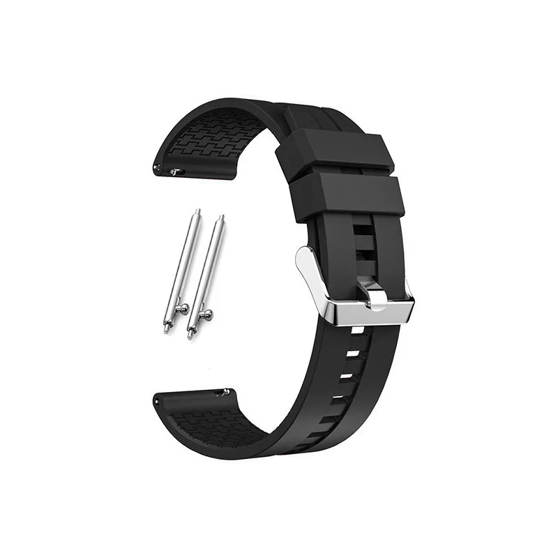 20 мм/22 мм силиконовый ремешок для часов Huawei Watch 2Pro/GT/GT2 42 мм/46 браслет с