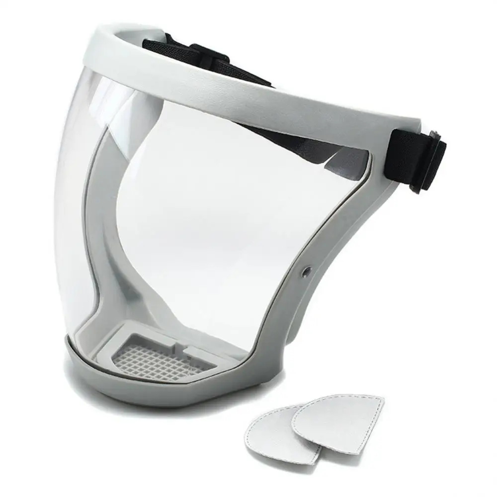 

Anti-fog Transparent Full Face Shield Splash-proof WindProof Mask Safety Glasses Protection Eye Face Mask with Filters