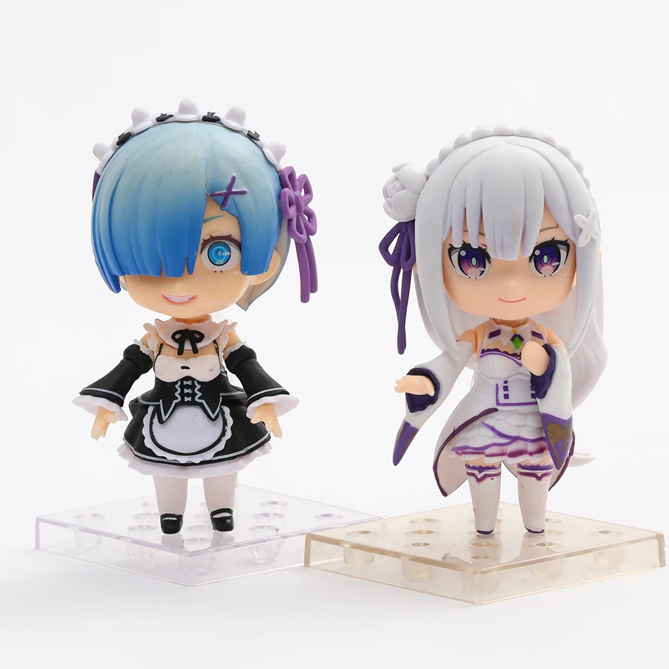 

#663 Rem #751 Emilia Re:ZERO Starting Life In Another World Action Figure PVC Toys Collection Model Doll